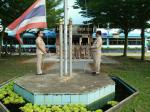 พนักงานส่วนตำบล ร่วมกันทำกิจกรรมเคารพธงชาติ