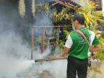 กองสาธารณสุขและสิ่งแวดล้อมได้ดำเนินการพ่นหมอกควันกำจัดยุงลาย