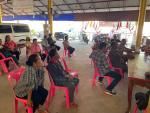 ร่วมประชุมประชาคมกับผู้ใหญ่บ้านหมู่ที่ 2 เพื่อแก้ไขปัญหาภัยแ