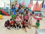 ดำเนินการส่งเสริมตรวจสุขภาพช่องปาก แก่เด็กเล็ก