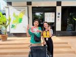 มอบรถเข็นวีลแชร์ให้กับผู้ดูแลคนพิการ