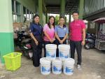 สนับสนุนทรายอะเบทให้แก่โรงพยาบาลส่งเสริมสุขภาพตำบลบ้านเขาดิน
