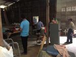 ตัวแทนผู้บริหารเยี่ยมบ้านผู้พิการในเขตอบต.ทุ่งควายกิน